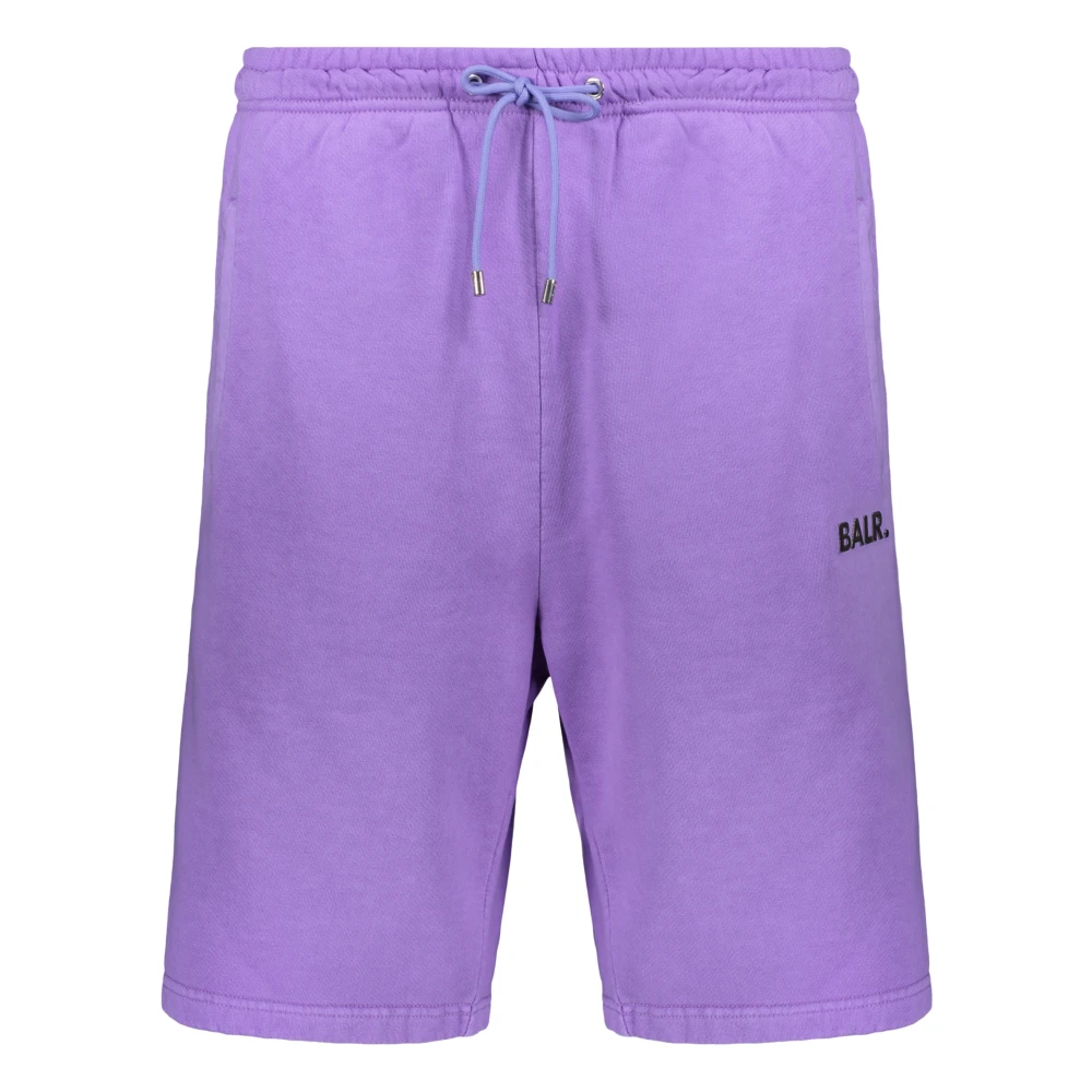 Balr. Katoenen Bermuda Shorts met zijzakken Purple Heren