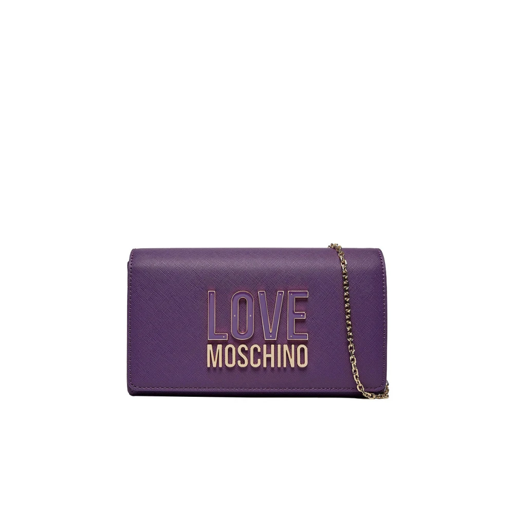 Moschino Rode Schoudertas voor Vrouwen Purple Dames