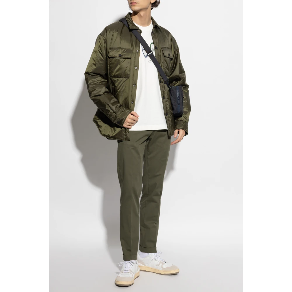 Paul Smith Katoenen broek Green Heren