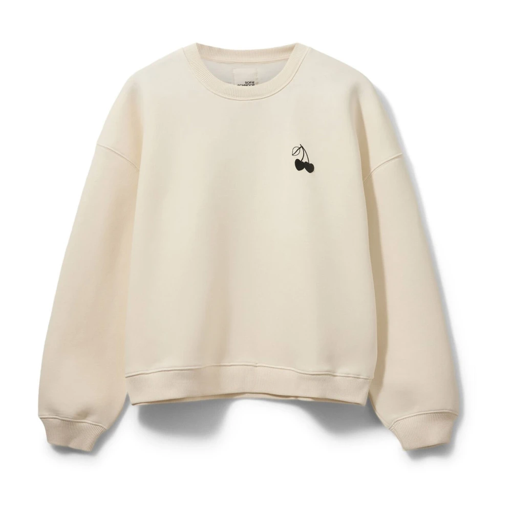 Sofie Schnoor Elisw Sweatshirt Off White Beige Dames