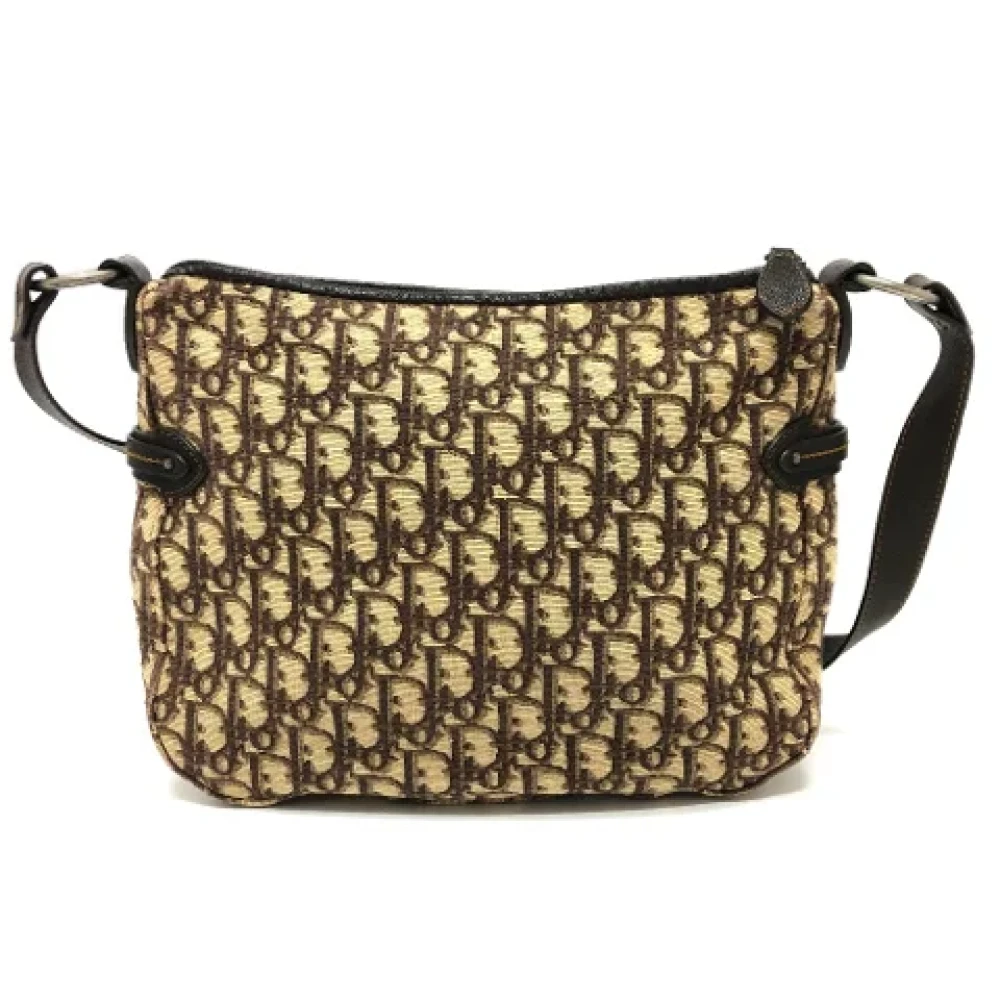 Dior Vintage Pre-owned Fabric dior-bags Brown Dames