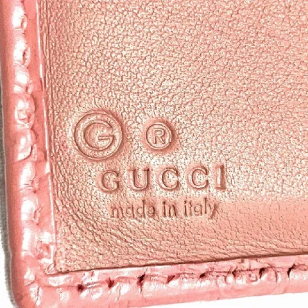 Gucci Vintage Pre-owned Leather wallets Pink Dames