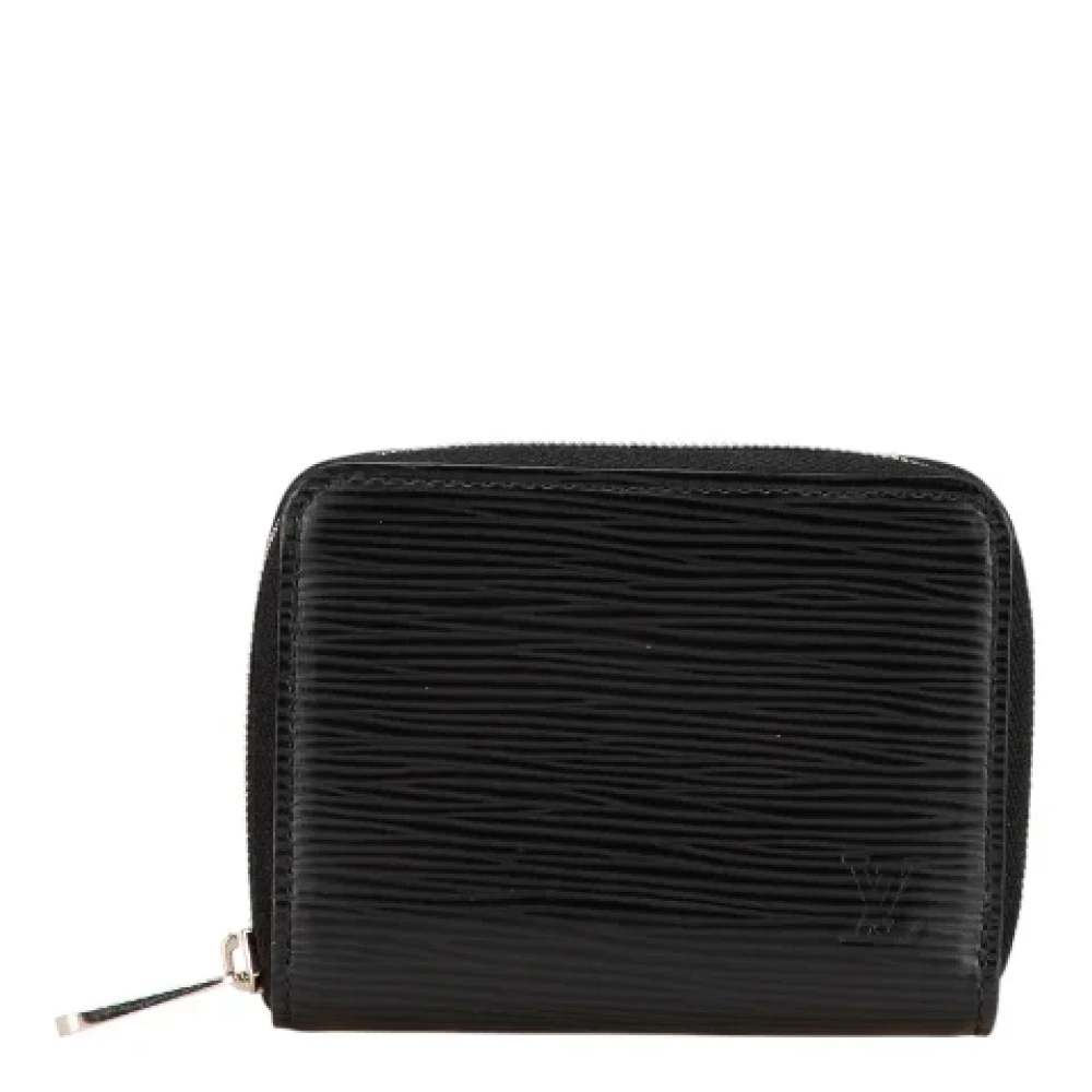 Louis Vuitton Vintage Pre-owned Leather wallets Black Dames