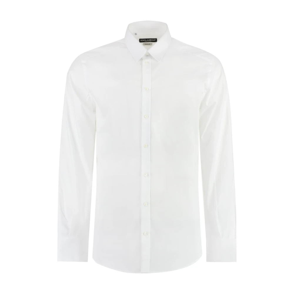 Dolce & Gabbana Classic Button-Up Shirt - Male - Formal Shirts - White - 3XL - Shirts