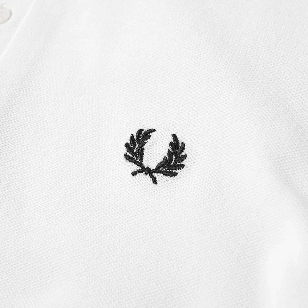 Fred Perry Original Twin Tipped Polo White Ice Navy White Heren