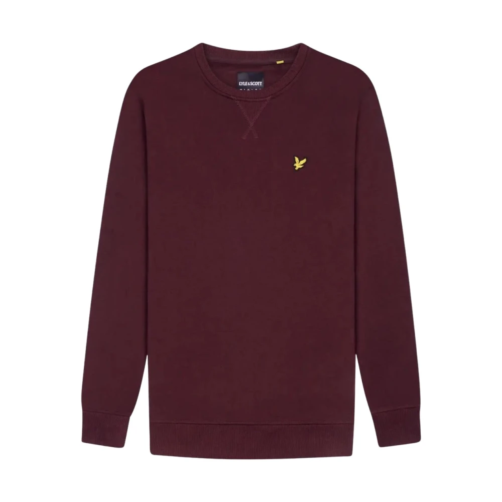 Lyle & Scott Herren Rot Sweatshirt Mit Rundhalsausschnitt - Bild 3
