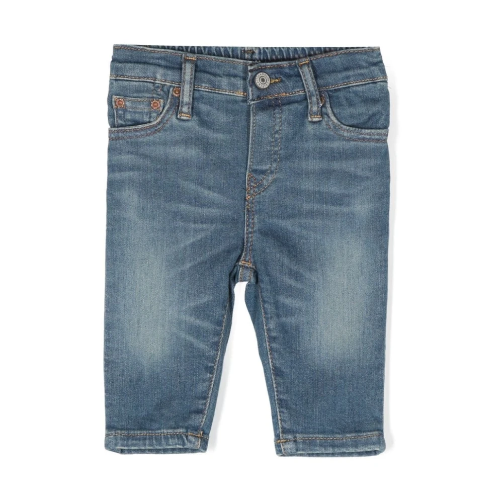 Polo Ralph Lauren Boys Blue Baby Denim Jeans For - Jeans - 12 M - Kids
