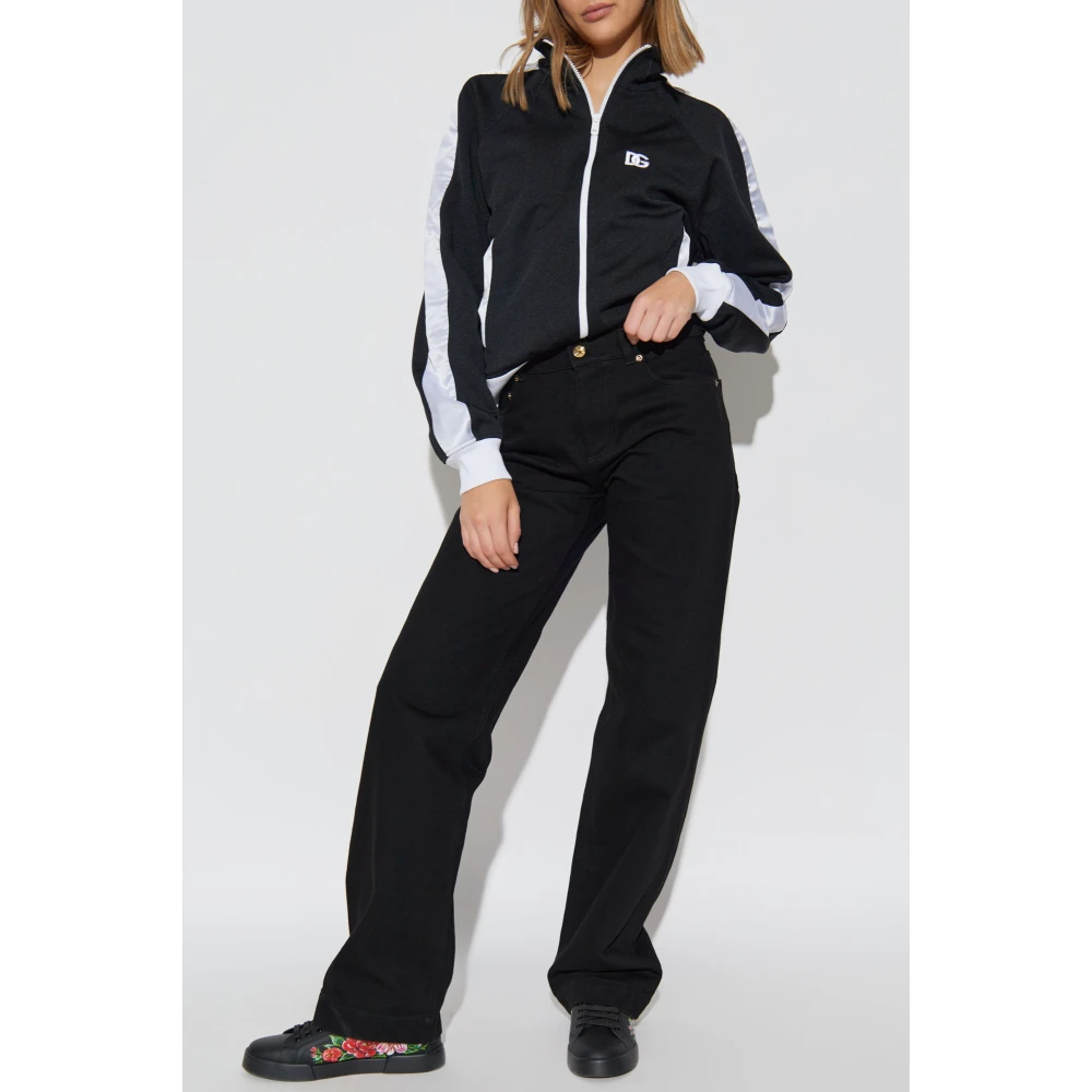 Dolce & Gabbana Straight-leg jeans Black Dames