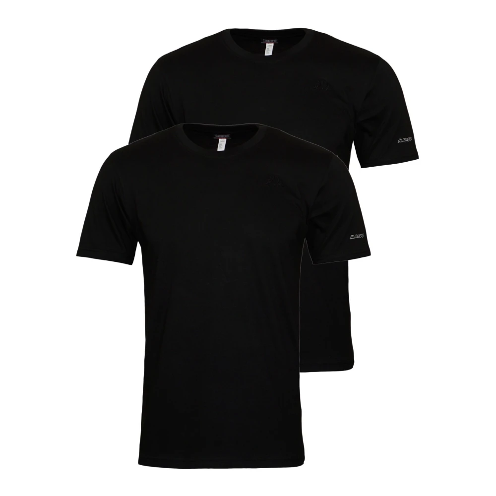 Kappa Tobias Shirts 2-Pack Black Heren