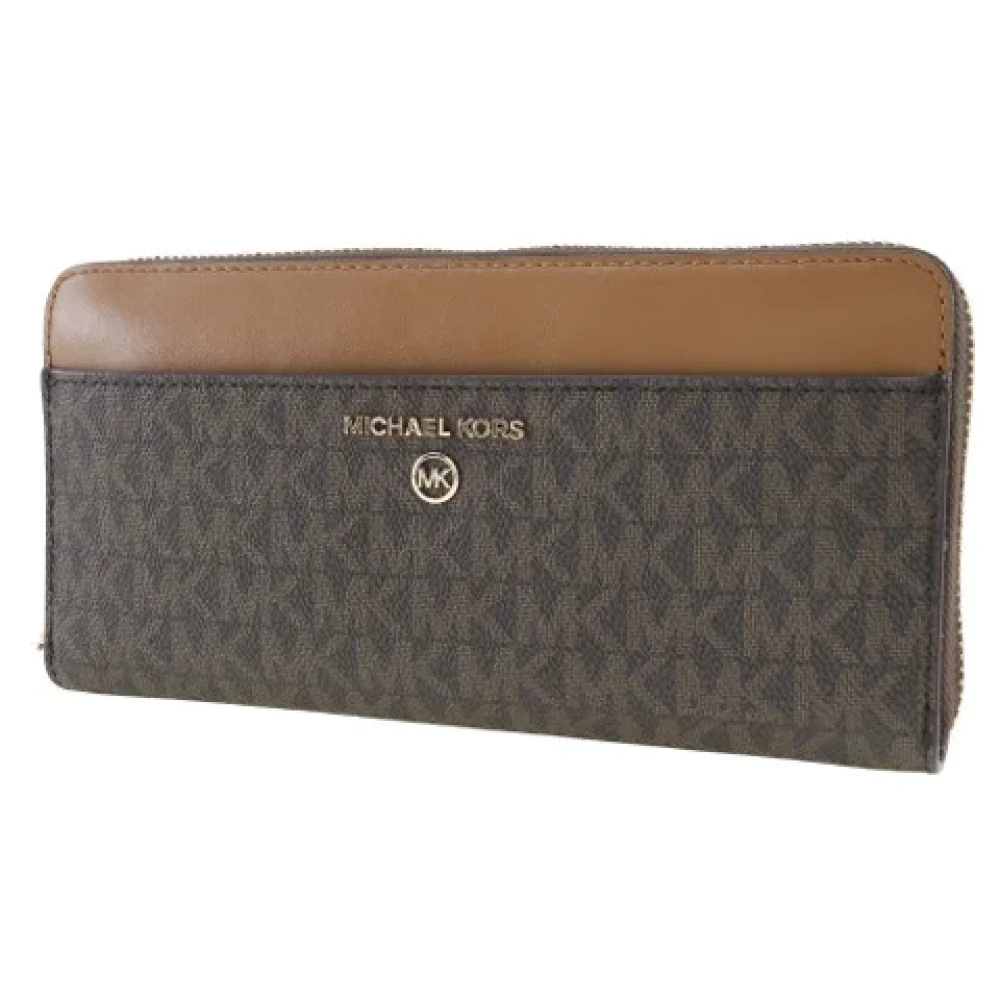 Michael Kors Pre-owned Leather wallets Brown Dames
