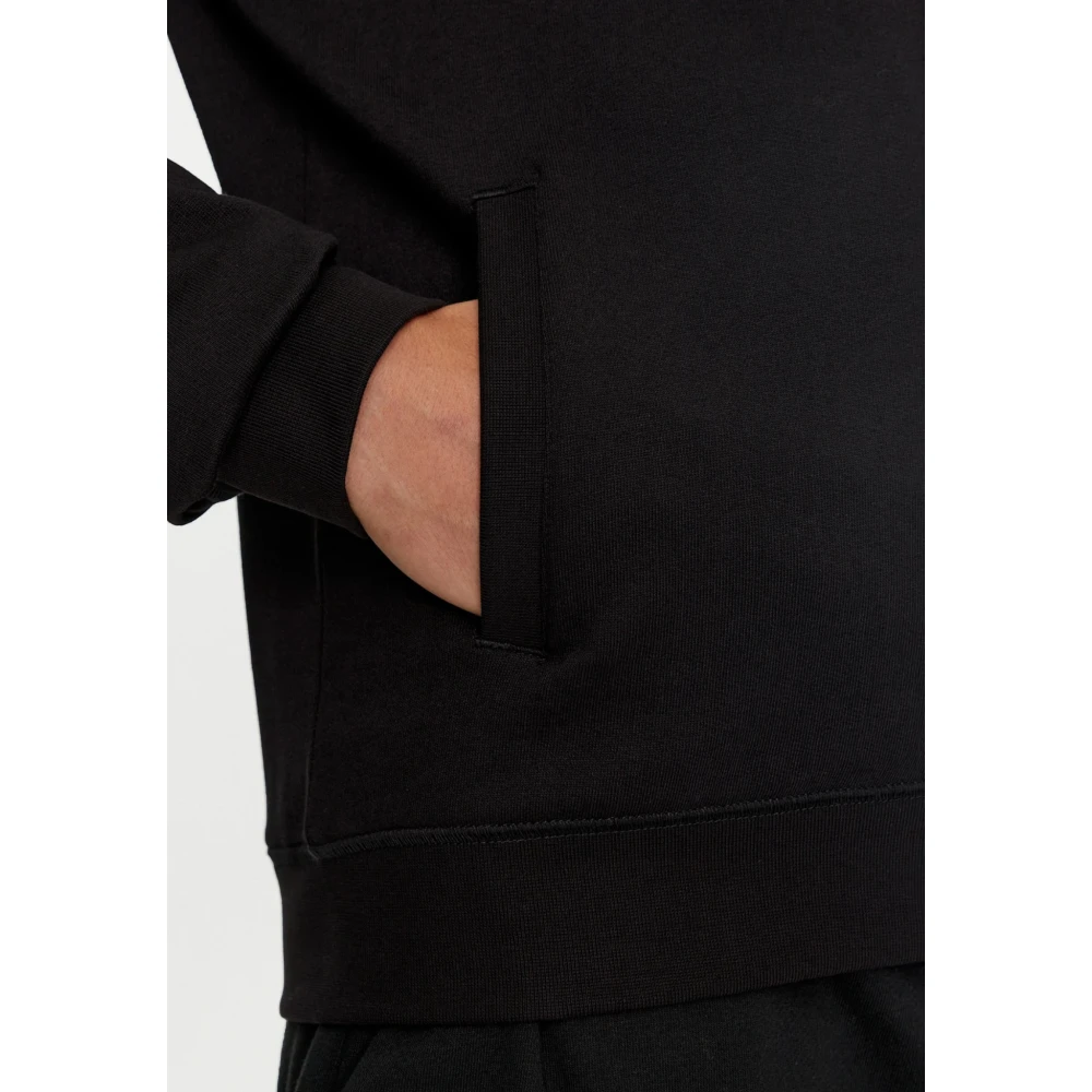 Emporio Armani EA7 Zwarte Full-Zip Hoodie Trui Black Heren