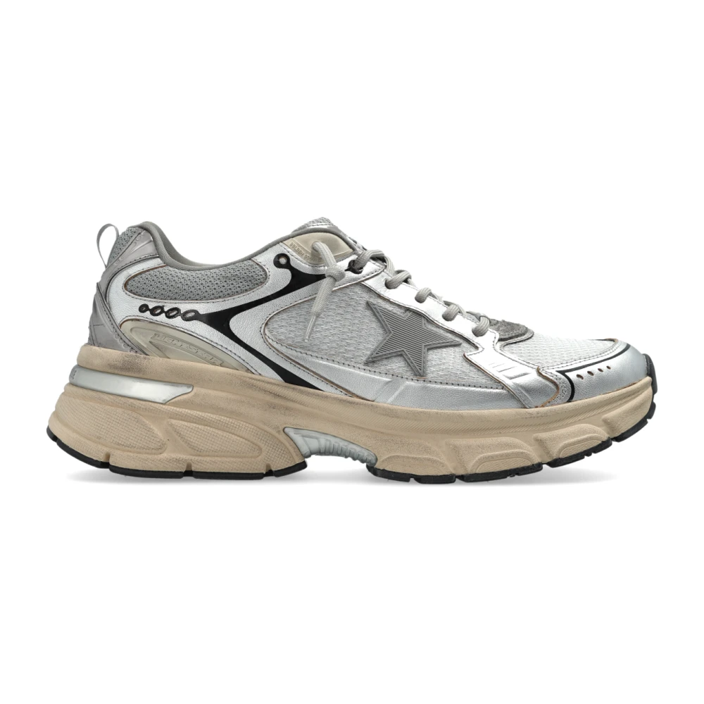 Golden Goose Men's Gray Lightstar Sports Shoes - Sneakers - 9 Uk - Shoes
