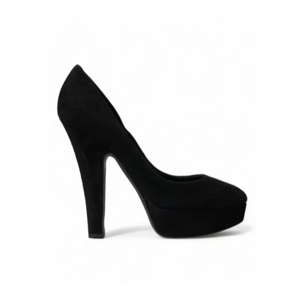 Dolce & Gabbana Mujer Negro Zapatos, Talla: 40 Eu