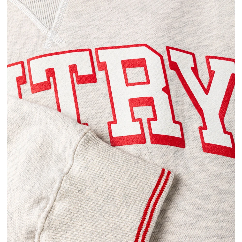 Autry Logo Crewneck Sweatshirt Gray Dames
