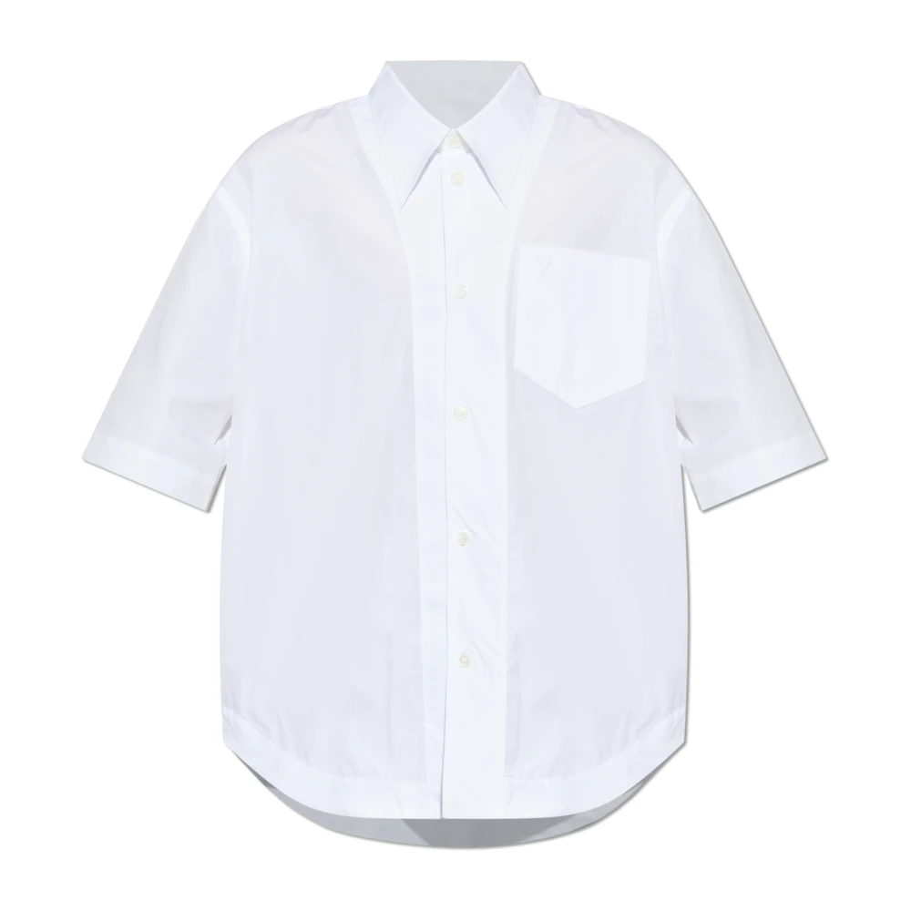 Ami Paris Uomo Bianco Magliette, M, New,