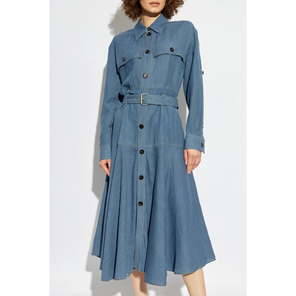 Bottega Veneta Overhemdjurk Blue Dames