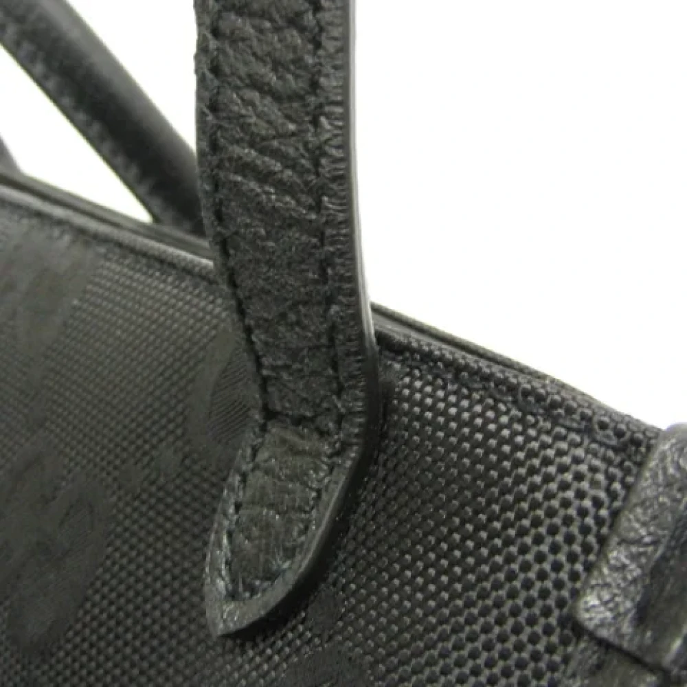 Gucci Vintage Pre-owned Canvas handbags Black Dames