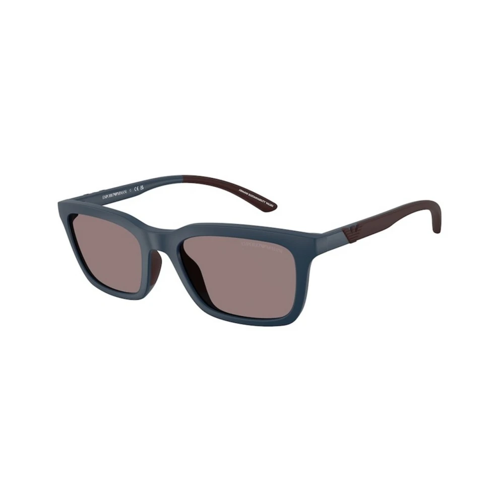 Emporio Armani Blue Man Ea4249u 62607N Sunglasses Injected Squared Normal - Image 2