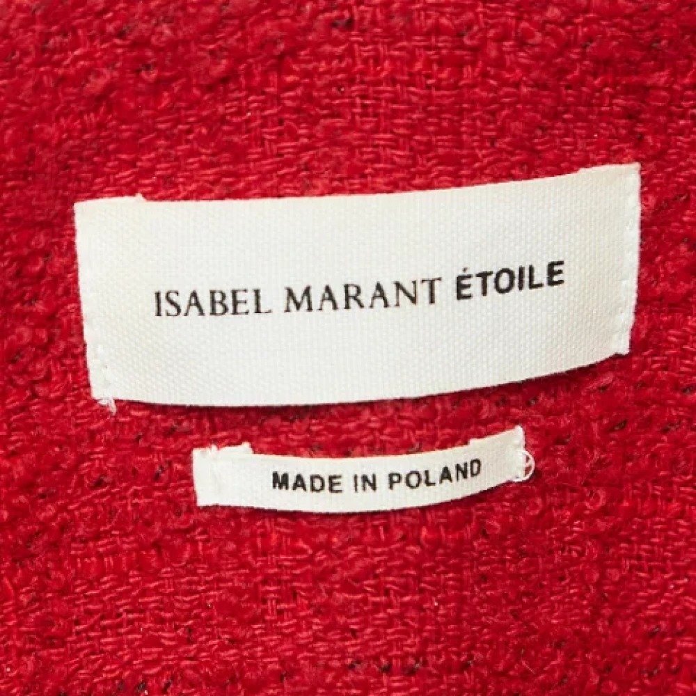 Isabel Marant Pre-owned Fabric outerwear Red Dames