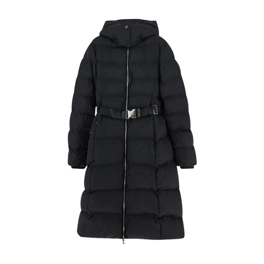 Elisabetta Franchi Polyester Donsjas voor Vrouwen Black Dames