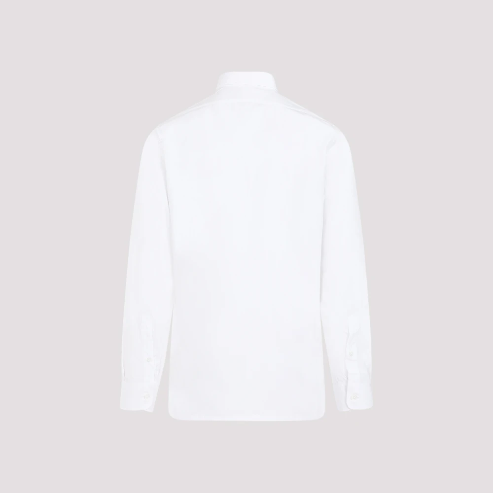 Givenchy Witte Katoenen Lange Mouwen Overhemd White Heren