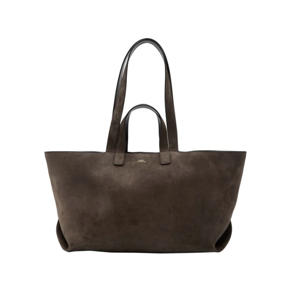 A.p.c. Women's Gray Shopping Bags, One Size, Le Drummer Bag