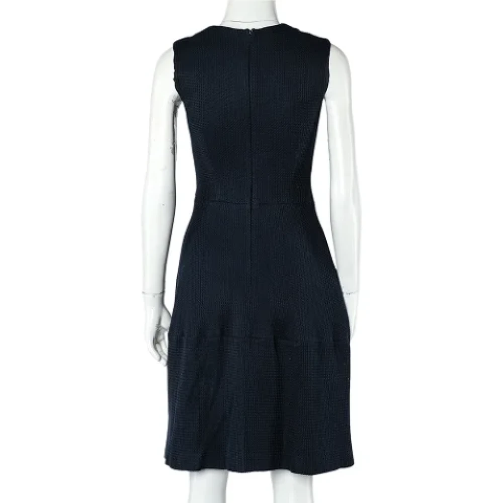 Carolina Herrera Pre-owned Cotton dresses Blue Dames