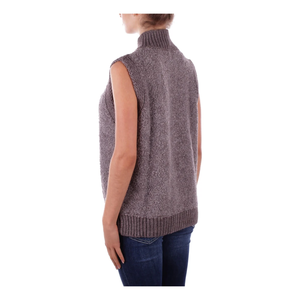 H2O Beige Cardigan Sweater Button Closure Beige Dames