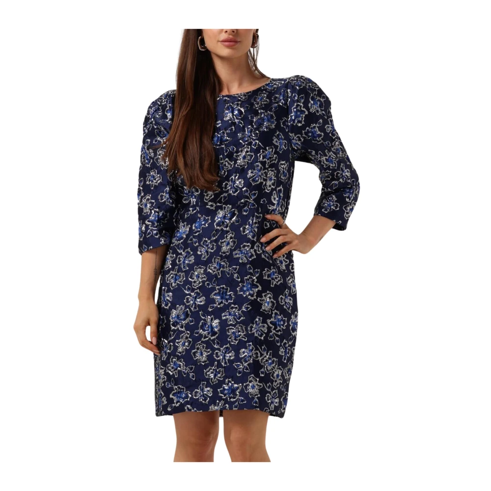 Freebird Blauwe Mini Jurk Dafine Blue Dames