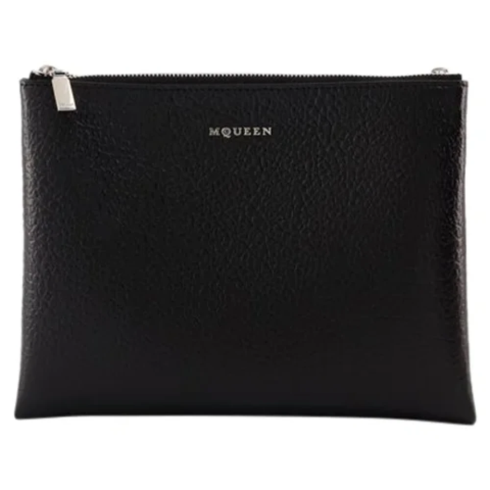 Alexander mcqueen Leather clutches Black Dames