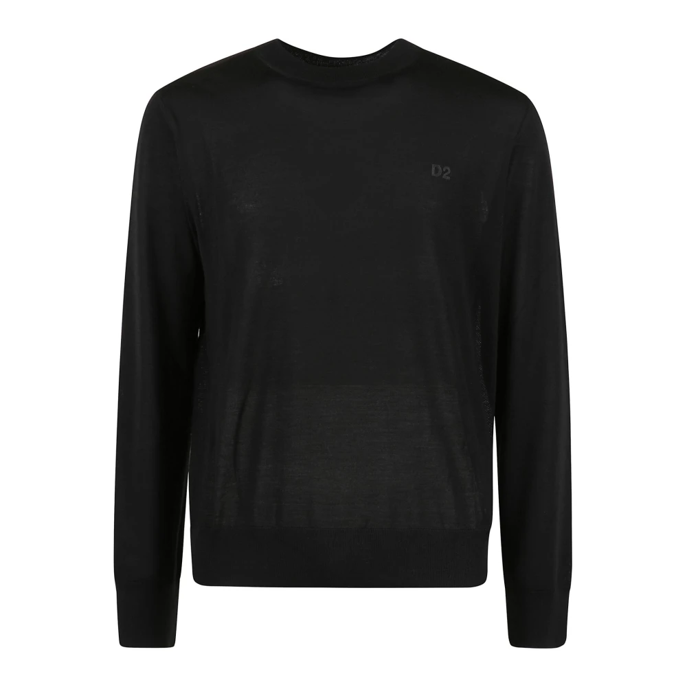 Dsquared2 Stijlvolle Pullover Sweater voor Mannen Black Heren