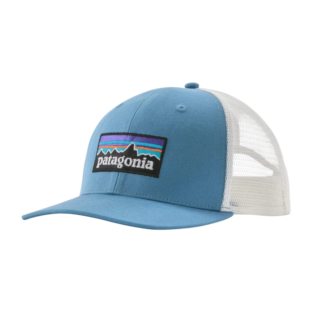 Patagonia Men's Blue Hats & Caps, One Size, P-6 Logo Trucker Hat