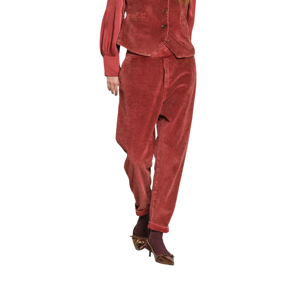 Mason's Mujer Rojo Pantalones, Talla: S