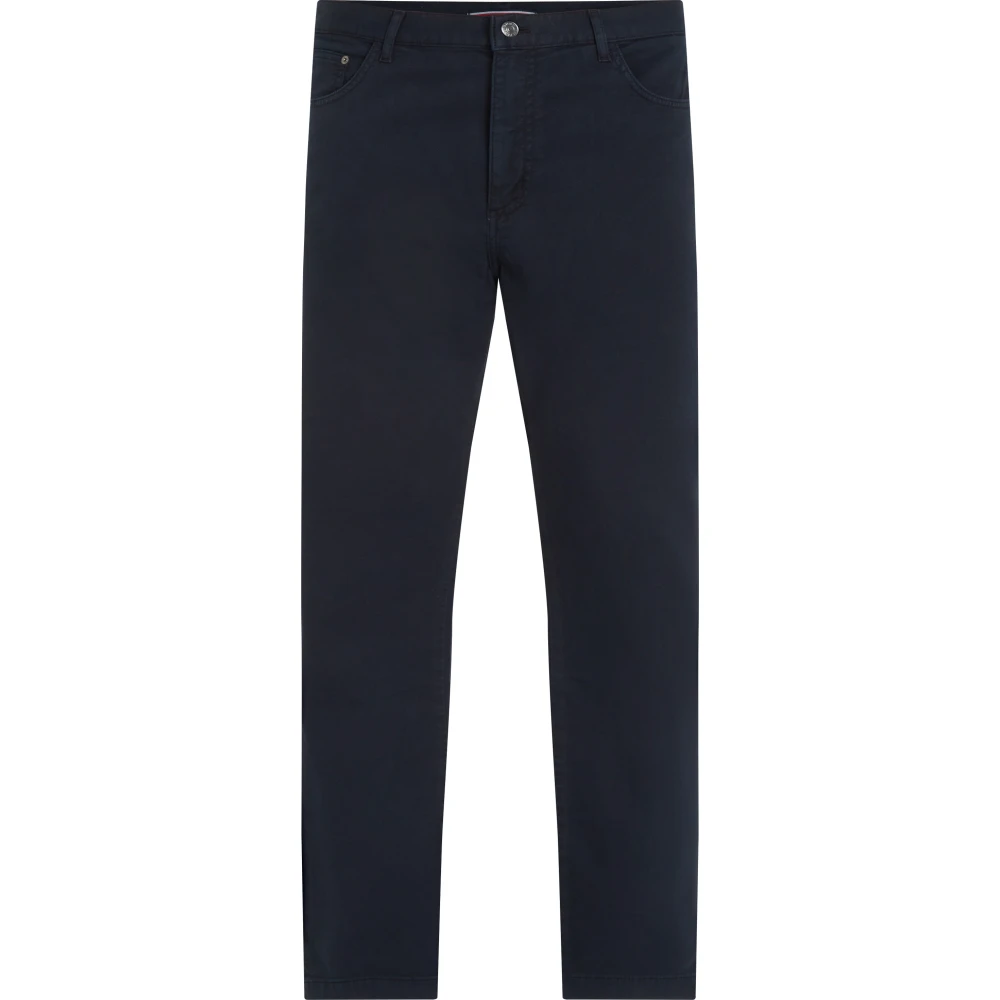 Tommy Hilfiger Men's Blue Cotton Elastane Trousers