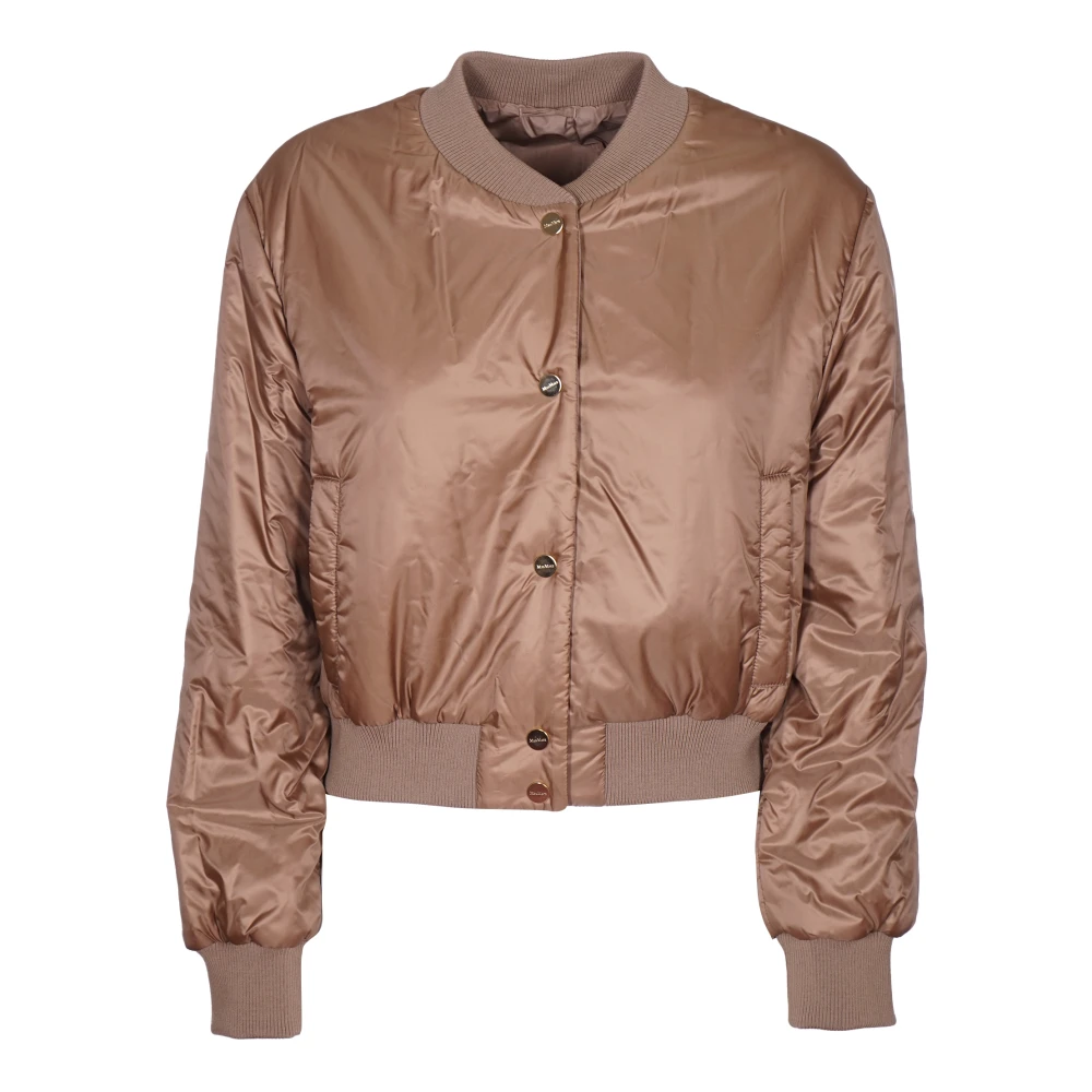Max Mara Bruine Cube Jassen voor Vrouwen Brown Dames