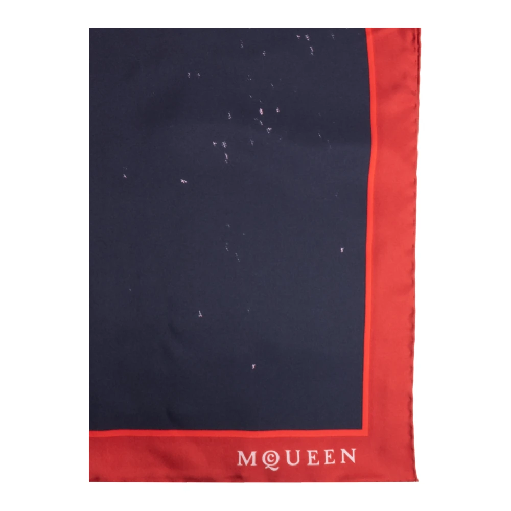 alexander mcqueen Zijden sjaal Blue Dames