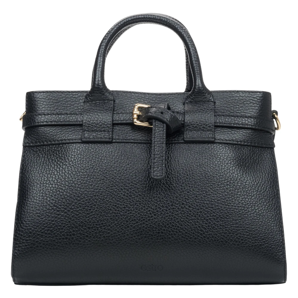 Estro Women's Black Handbags, One Size, Small Satchel Handbag