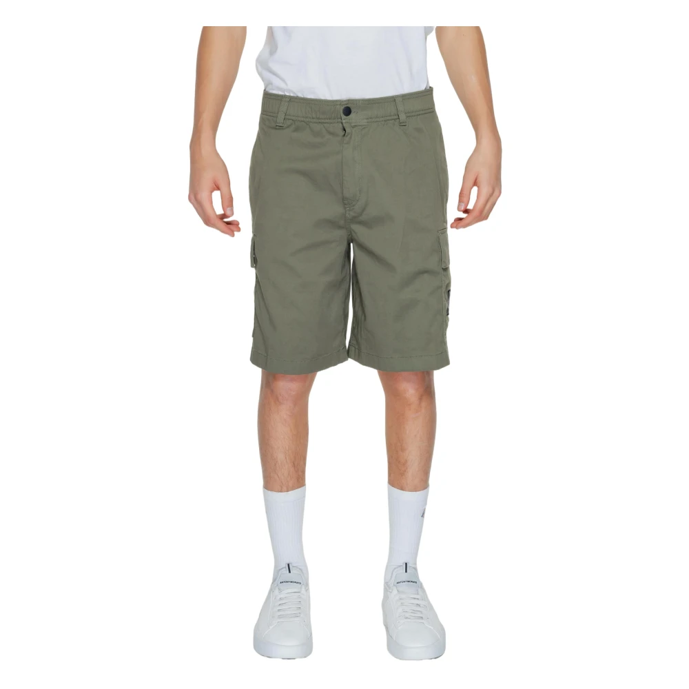 Calvin Klein Jeans Herr Bermuda Shorts Vår/Sommar Kollektion Green, Herr