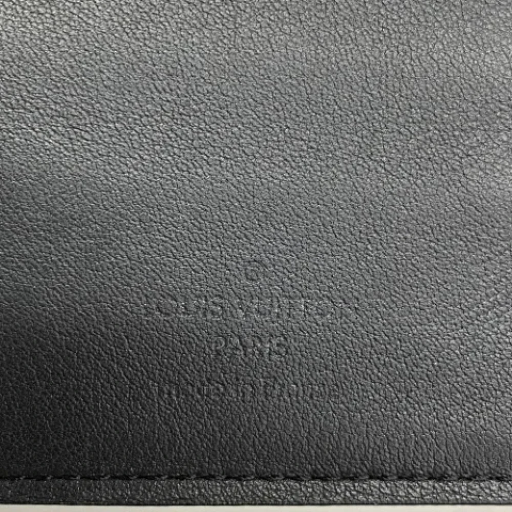 Louis Vuitton Vintage Pre-owned Leather wallets Black Heren