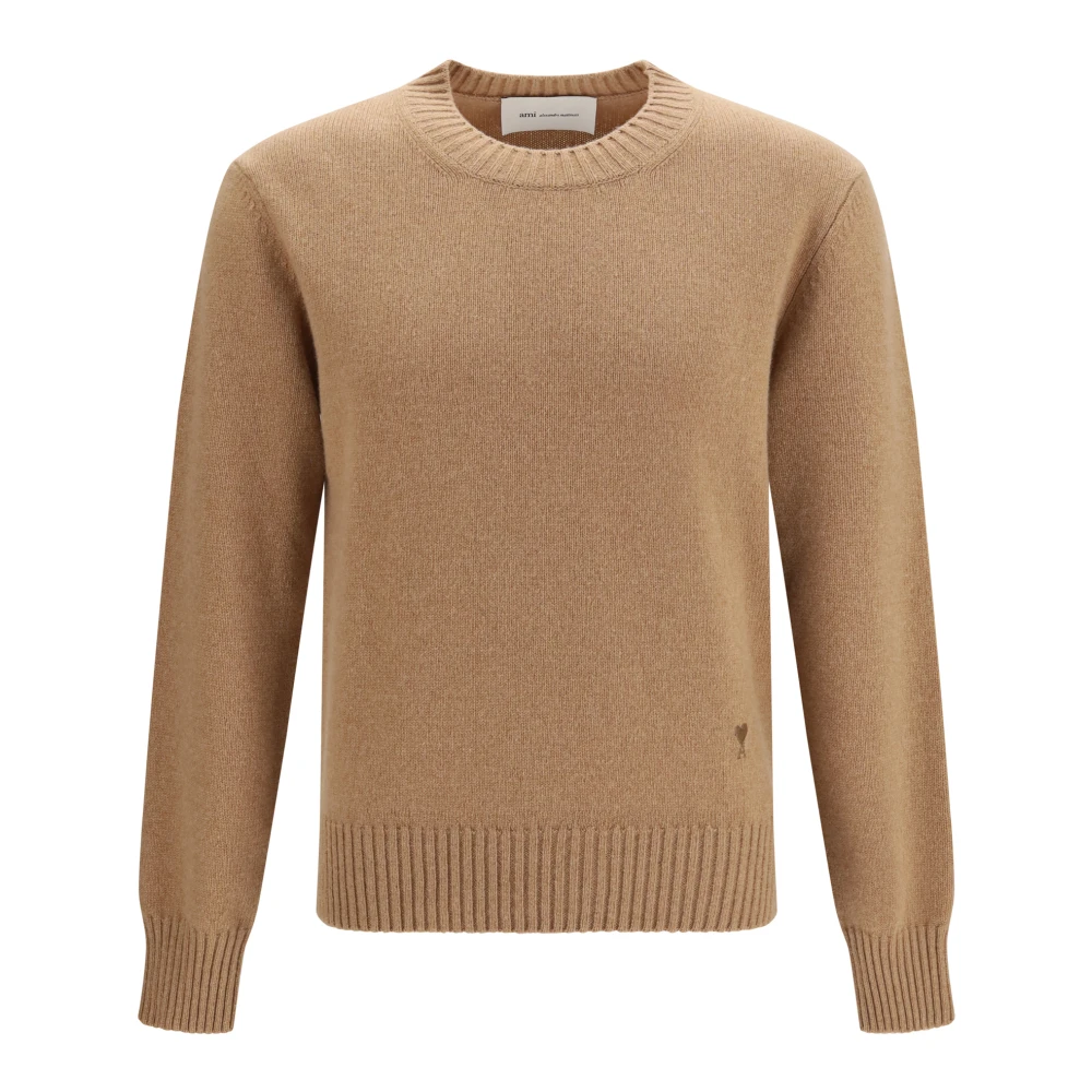 Ami Paris Uomo Marrone Maglie, L, New,