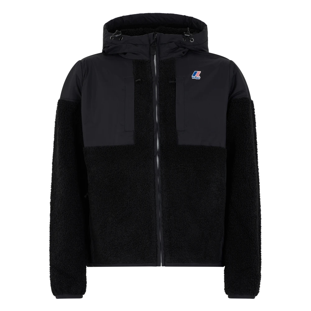 K-Way Samson 4.0 Orsetto Fleece - Male - Winter Jackets - Black - S - Jackets - Image 4