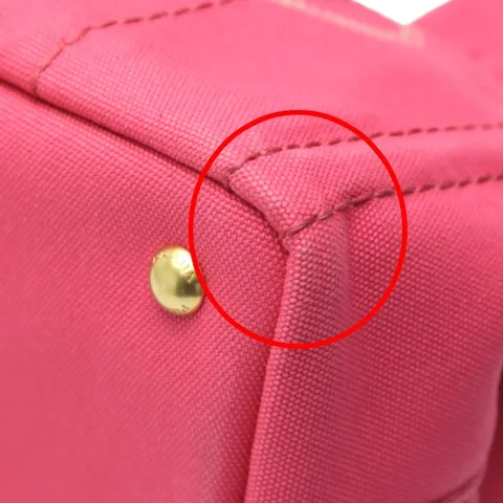 Prada Vintage Pre-owned Fabric totes Pink Dames