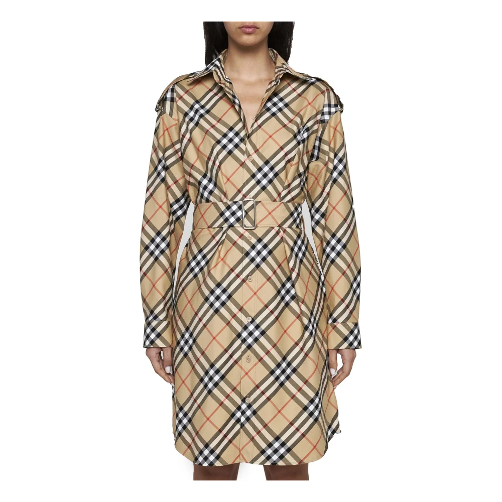Burberry Elegante Jurken Collectie Multicolor Dames