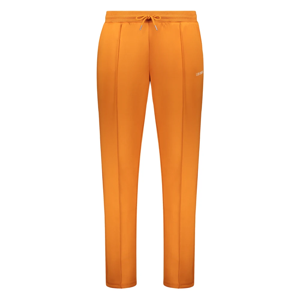 Les Deux Tech Fabric Track Pants met Koord Orange Heren