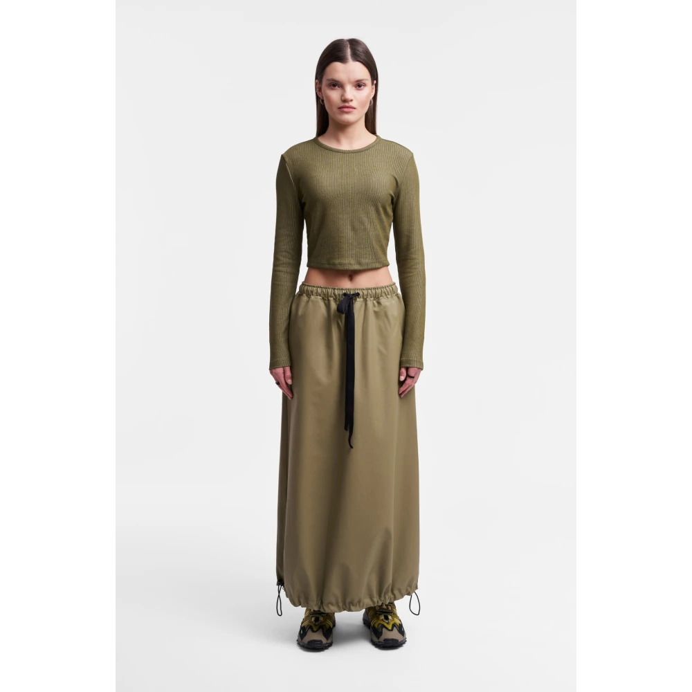 Stutterheim Waterdichte Maxi Rok Green Dames