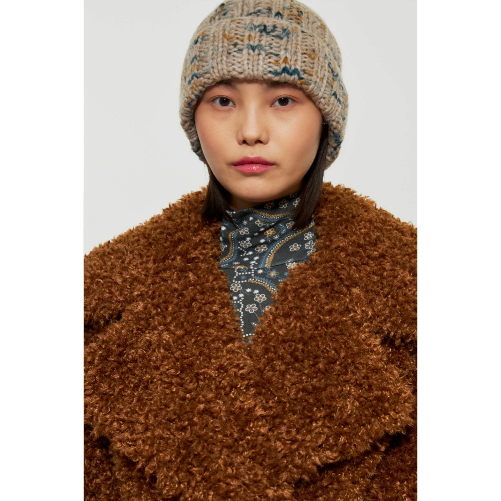 Antik batik Annabella alpaca wollen hoed Beige Dames