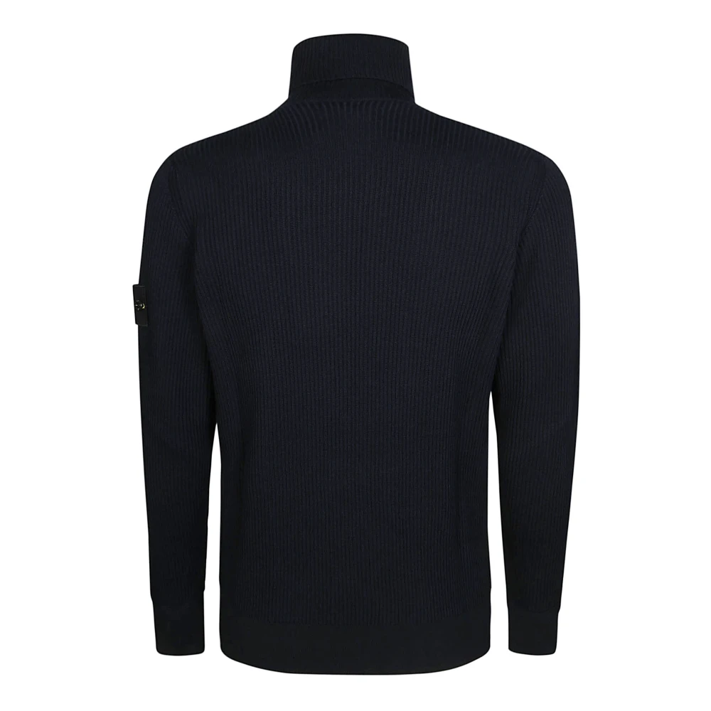 Stone Island Stijlvolle Dolcevita Trui voor Mannen Blue Heren
