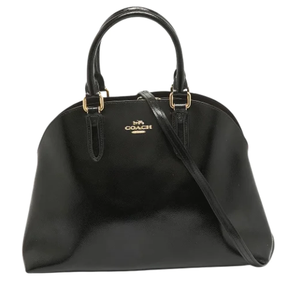 Coach Pre-owned Leather handbags Black Dames