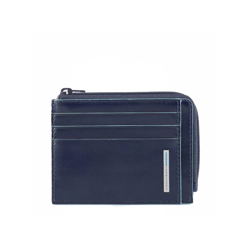 Piquadro Men's Blue Wallets & Cardholders, One Size, Wallets & Cardholders