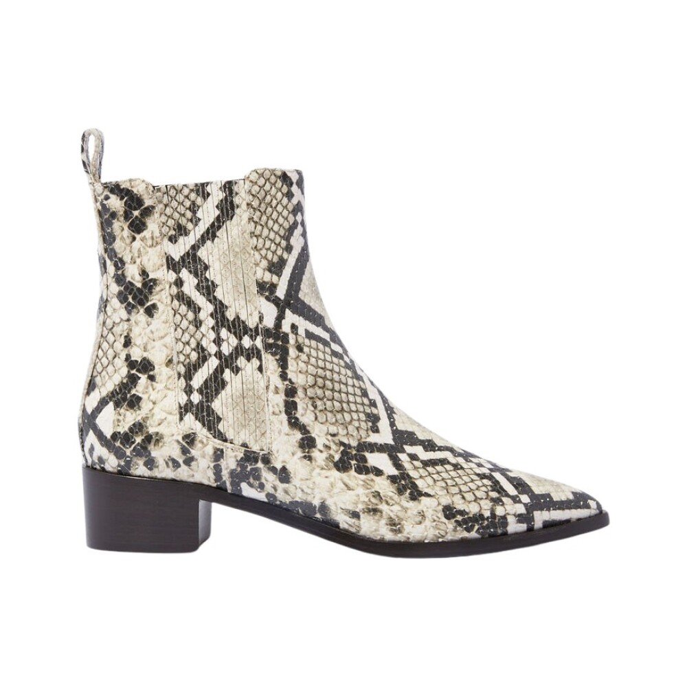 Olivia Python Bottine Talon Scarosso Bottines Miinto